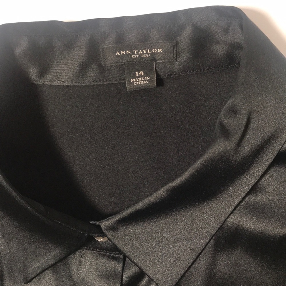 Silk Ann Taylor button down blouse